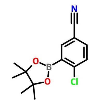 CAS:863868-30-8|2-クロロ-5-シアノフェニルボロン酸ピナコールエステル